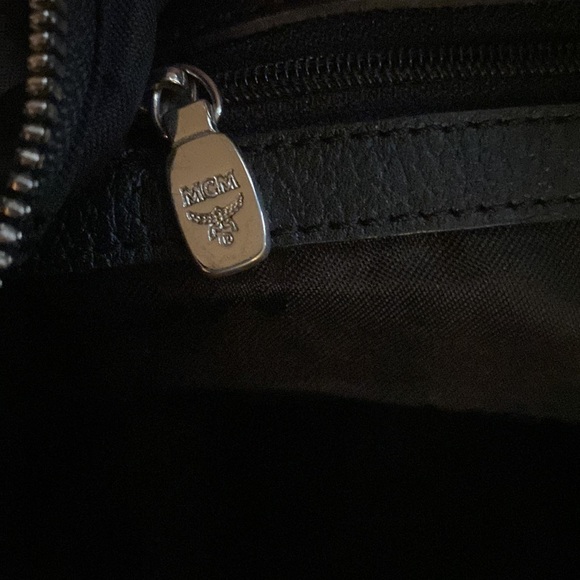 Authentic MCM Boston Bag W/silver hardware - Picture 11 of 12